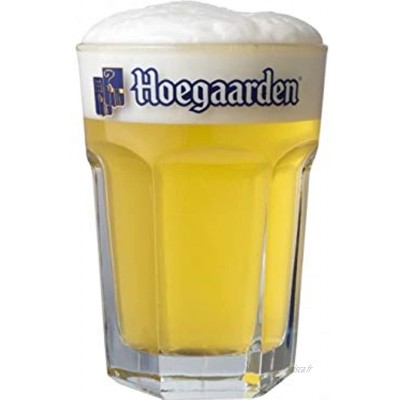 Hoegaarden Lot de 6 verres à bière blanche 25 cl