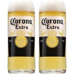 Lot de 2 verres à bière Corona Nucléée Transparent