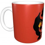 GUANGHE Tasses Dracaufeu en céramique brillante pour le bureau le thé les tasses à thé et la maison Noir