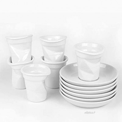 Holst Porzellan SL 001 FA4 Set de 12 tasses à expresso Gobelet en porcelaine