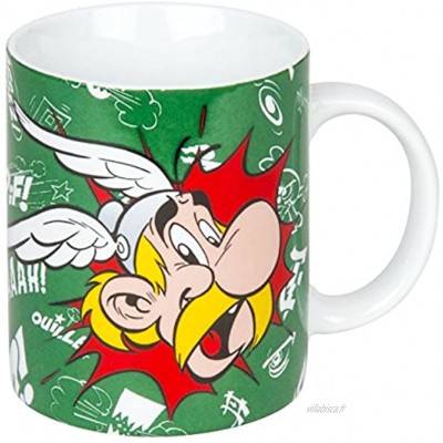 Könitz Asterix & Obelix Asterix-Paff Tasse en porcelaine Multicolore 11,5 x 8,2 x 9,5 cm