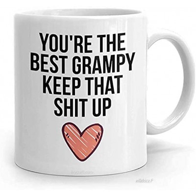 N\A PassionWear Grampy Mug Cadeau Grampy Cadeau pour Grampy Cadeau de Noël Grampy Cadeau d'anniversaire Grampy,