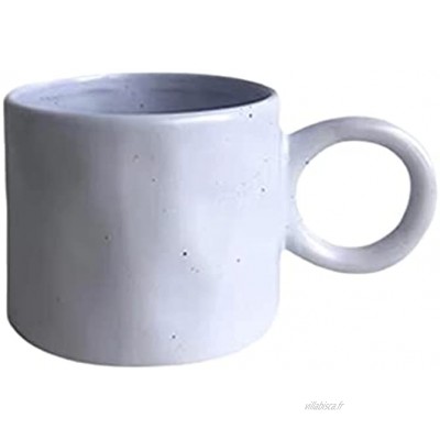 XDYNJYNL Tasses en céramique de style européen tasses de cappuccino en porcelaine peint à la main Espresso Latte Coupes avec poignée isolée Cappuccino Eau d'eau Tasse à thé en smoothie Tasse de boiss