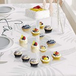 ANJI Depot Présentoir à cupcake pour anniversaire 4 animaux décoration de gâteau idéal pour mariage anniversaire lumière bleue 3 en 1