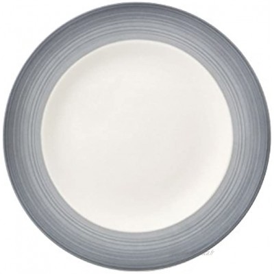 Villeroy & Boch Colourful Life Cosy Grey Assiette à dessert 21,5 cm Porcelaine Premium Blanc Gris