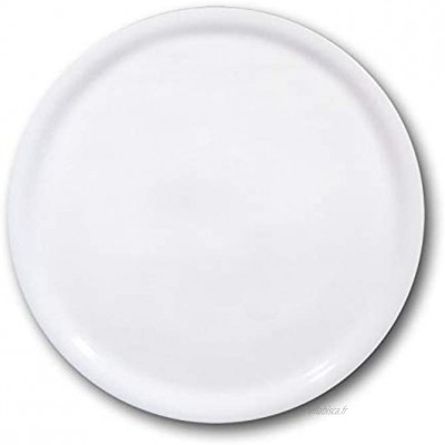 Assiette à pizza porcelaine blanche D 35 cm