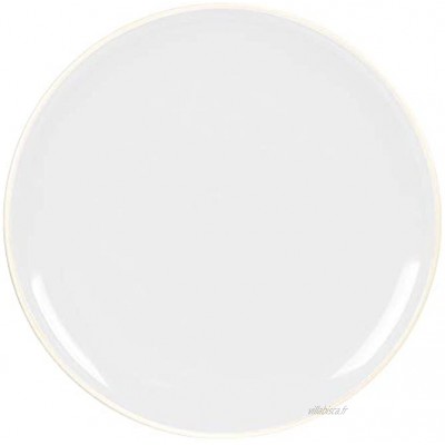 Table Passion Assiette plate detonn blanc 26 cm lot de 6