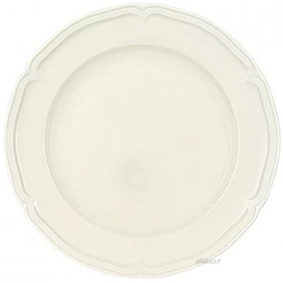 Villeroy & Boch 10-2396-2620 Assiette Plate Porcelaine Blanc 29,2 x 29,2 x 8,5 cm 1 Assiette