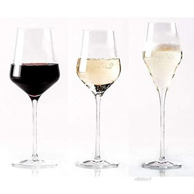 Topkapi 250.929 : Josephine « Kaysergarten » Lot de 6 verres à vin rouge 6 verres à vin blanc 6 flûtes à champagne