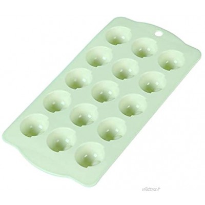 MuSheng（TM） Plateau à glaçons de 15 bacs Glaçon en Silicone avec Couvercle Plateau à glaçons Tenez au Frais sans BPA Empilable Bacs à glaçons empilables Aliments pour bébés glaçons