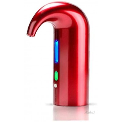 1pc Portable électrique Verseur Vin Aérateur Verseur vin Distributeur Automatique Pompe USB Rechargeable Rouge