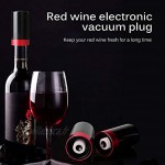 LTXDJ Bouchon de Vin sous Vide Bouteille de Vin Électrique Pompe à Vin Automatique à Piles Scellée Meilleur Cadeau pour Les Amateurs de Vin