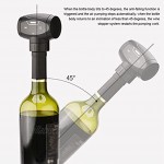 Nicejoy Bouchon vin Vin Électrique Stopper Vide Intelligent Réutilisable Vin Pompe Électrique Bouchon De Vin Bouteille De Vin Automatique Vide Saver Scellant Pompe Cadeau