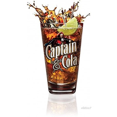 Captain Morgan Cola Verre 33 cl Verres Verres Long Drink