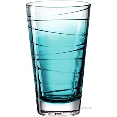 Leonardo Vario Struttura 026833 Verre à long drink résistant au lave-vaisselle Turquoise 280 ml