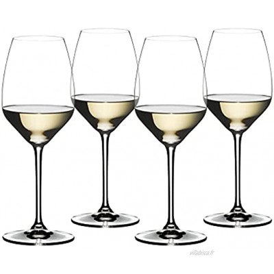Riedel exclusif Lot de 4 verres à vin Verres à vin blanc