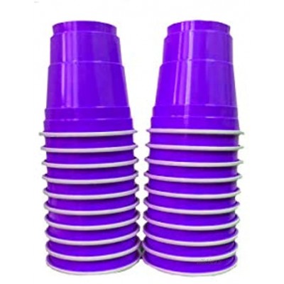 Pack de x20 Original Purple Shot Cups Officiels | Shots Américains 4cl Violets | Beer Pong | Shooters Qualité Premium | Gobelets en Plastique Réutilisables | Lavables | OriginalCup®