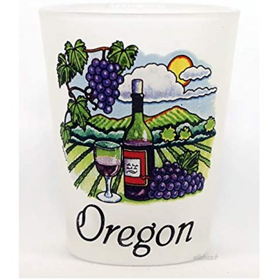 Verre à shot souvenir Oregon Vineyards and Wineries
