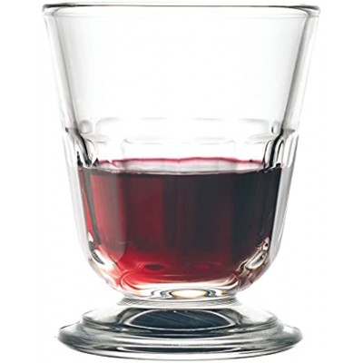 La Rochère Lot de 6 verres à eau Perigord Transparent 230 ml Beau verre au look unique